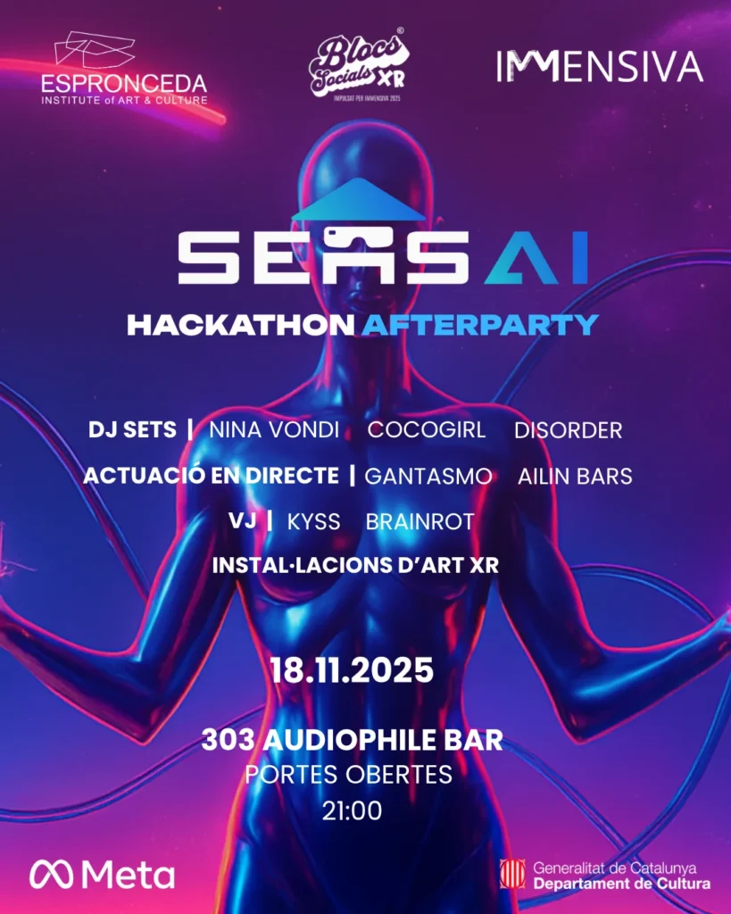 CAT w Adjuntament logo SENSAI HACK HACKATHON CAT